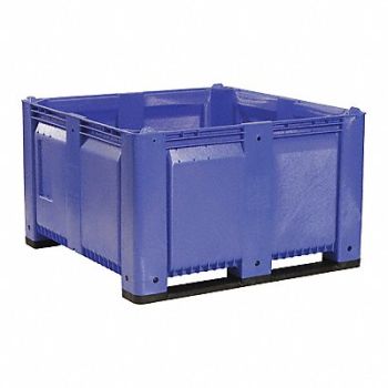 DECADE PRODUCTS J2330 Bulk Container Blue Solid 48 in, 39UV25