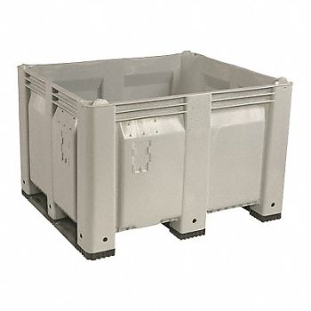 DECADE PRODUCTS J2329 Bulk Container Gray Solid 40 in, 39UV29