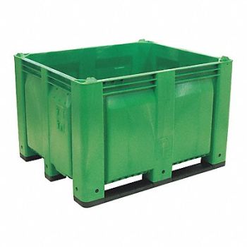 DECADE PRODUCTS J2328 Bulk Container Green Solid 40 in, 39UV30