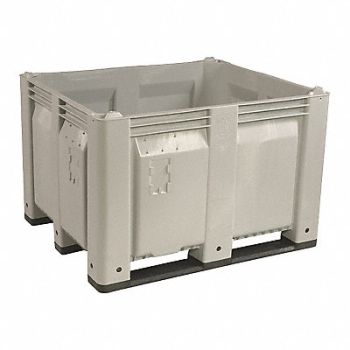 DECADE PRODUCTS J2328 Bulk Container Gray Vented 40 in, 39UV31