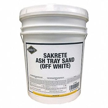 SAKRETE Ash Tray Sand 50 lb White, 39UV56