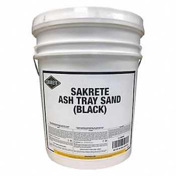 SAKRETE Ash Tray Sand 50 lb Black, 39UV67