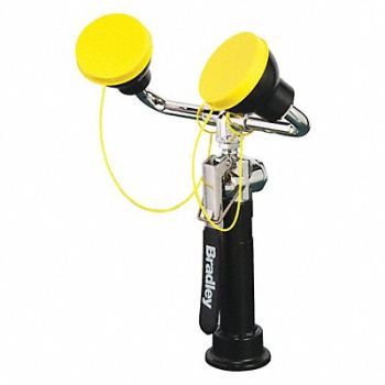 BRADLEY Dual Head Drench Hose 1/2 NPT Inlet, 39W316