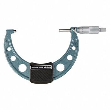 MITUTOYO 100-125/.01Mm Outside Mic Ratchet, 39W994