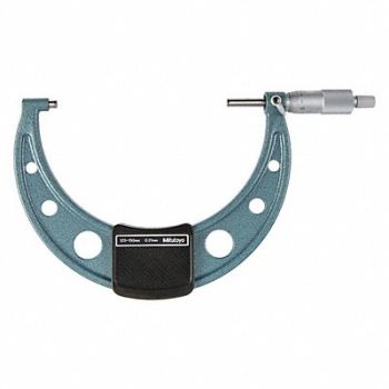 MITUTOYO 125-150/.01Mm Outside Mic Ratchet, 39W995