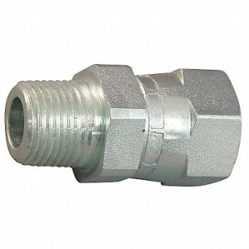 EATON AEROQUIP Hose Adapter 1/2 NPTF 1/2 JIC, 39WD92
