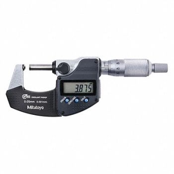 MITUTOYO Digimatic Tube Mic 0-25Mm Ip-65, 39X364