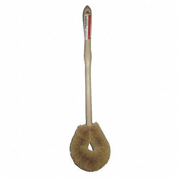 TOUGH GUY Toilet Brush 20 in L Natural, 3A349
