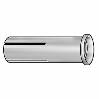 RED HEAD Drop-In Anchor Flange 3/4-10 PK25, 3A496