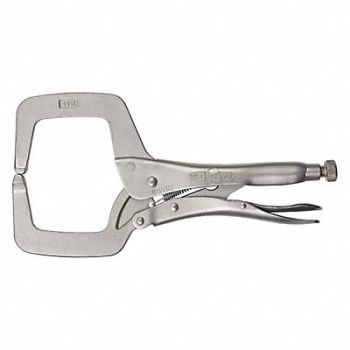 IRWIN VISE-GRIP Locking C-Clamp 11 3-3/8Cap 2-5/8Throat, 3A517