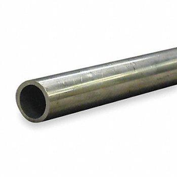 GRAINGER APPROVED Tubing Welded 1 1/2 In 6 ft 304 SS, 3ADH9