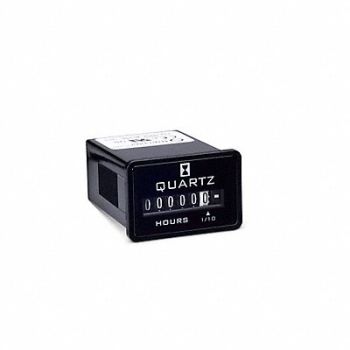 TRUMETER Hour Meter DC 2 Holes Flush Polymer, 3AE13