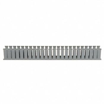 PANDUIT Wire Duct Wide Slot Gray 2.25 W x 3 D, 3AFY3
