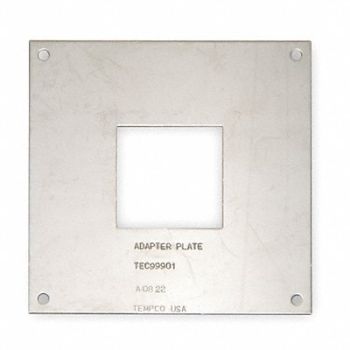 TEMPCO Adapter Plate Adapts 1/4 Cutout to 1/16, 3AGA7