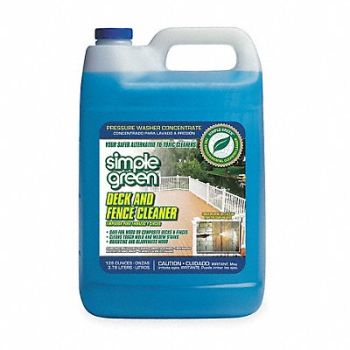 SIMPLE GREEN Deck and Fence Cleaner 1 gal., 3ANW4