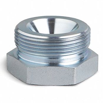GRAINGER APPROVED Ground Joint Spud Male 3/4 NPSM Steel, 3ATP8