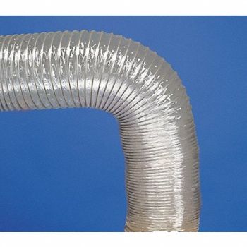 HI-TECH DURAVENT Ducting Hose 18 ID x 25 ft L PVC, 3AXZ4