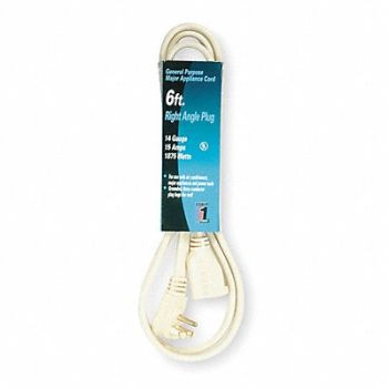 POWER FIRST Extension Cord 6ft 14Ga 15A SPT-3 Beg, 3AY45
