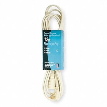 POWER FIRST Extension Cord 12ft 14Ga 15A SPT-3 Beg, 3AY49