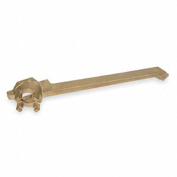 GRAINGER APPROVED Drum Plug Wrench 12 in L Offset, 3AY71