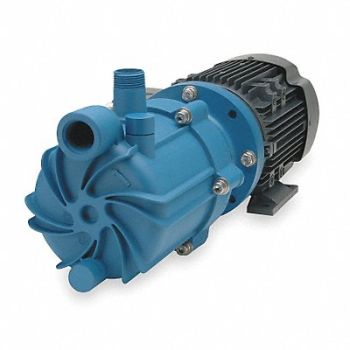 FINISH THOMPSON Magnetic Drive Pump 1in MNPT 1hp PP, 3AZL6