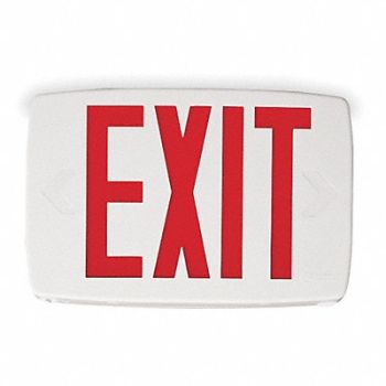 LITHONIA LIGHTING Ext Sgn Thermplst Wht 11 3/4in 1W, 3BA31