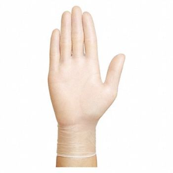 CONDOR D1856 Disposable Gloves Vinyl S PK100, 3BA46