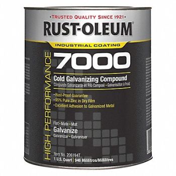 RUST-OLEUM Cold Galvanizing Compound Gray 1 qt., 3BU17