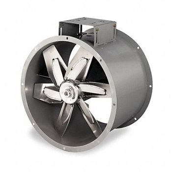 DAYTON Steel 52 Dia 36 L 64.75 H Tubeaxial Fan, 3C416
