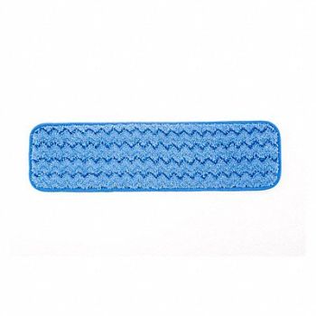 RUBBERMAID COMMERCIAL PRODUCTS Mop Pad Blue Microfiber, 3CCW8