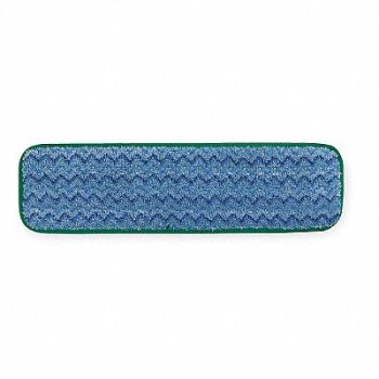 RUBBERMAID COMMERCIAL PRODUCTS Mop Pad Green Microfiber, 3CCW9