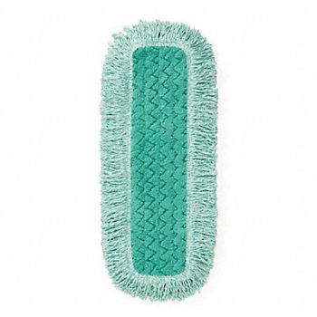RUBBERMAID COMMERCIAL PRODUCTS Dust Mop Green Microfiber, 3CCY4