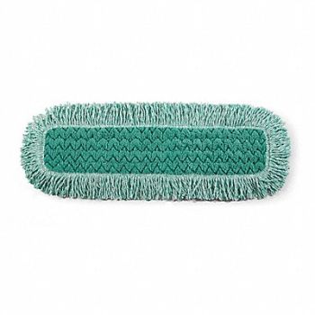 RUBBERMAID COMMERCIAL PRODUCTS Dust Mop Green Microfiber, 3CCY5