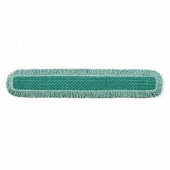 RUBBERMAID COMMERCIAL PRODUCTS Dust Mop Green Microfiber, 3CCY7