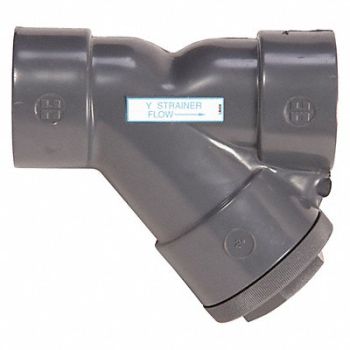 HAYWARD Y Strainer 5 7/8 H 20 mesh PVC, 3CED4