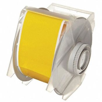 BRADY Tape Yellow 50 ft L 2-1/4 in W, 3CFN4