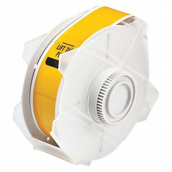 BRADY Tape Yellow 50 ft L 1-1/8 in W, 3CFN5