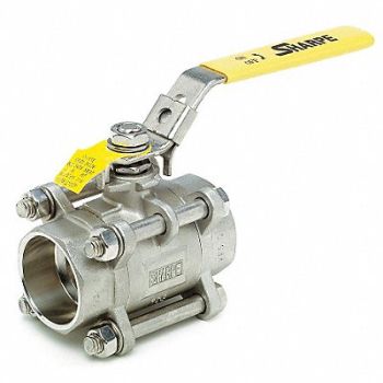 GRAINGER APPROVED SS Ball Valve Socket 2 in, 3CFW8