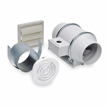 SOLER PALAU Plastic 8 D 5 H 5 W Inline Duct Fan, 3CGA1