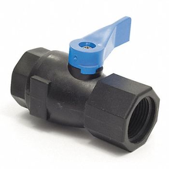 GRAINGER APPROVED PVC Ball Valve Inline FNPT 3/4 in, 3CHC3