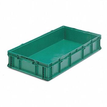 ORBIS F9000 Straight Wall Ctr Green Solid PP, 3CLW5