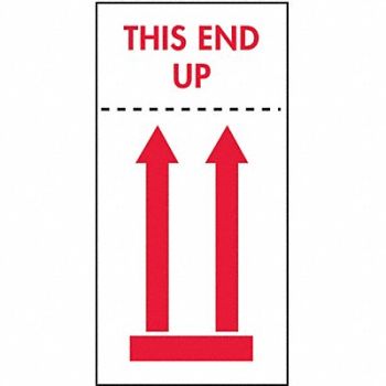 TAPECASE Instructional Label Shipping Arrows PK50, 16V034