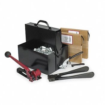 GRAINGER APPROVED Steel Strapping Kit High Tensile 5/8, 6LGE0