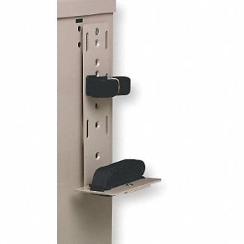 METRO Sharps Bracket 9 H x 2-1/4 W Taupe, 3CWD3