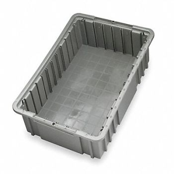 METRO Drawer Tote 6 H x 16-1/2 W Gray, 3CWE5