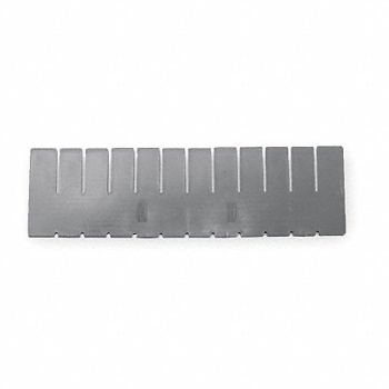 METRO Short Drawer Tote Divider 5-7/8 H Gry, 3CWE7