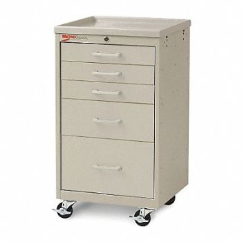 METRO Compact Cart Steel/Polymer Light Taupe, 3CWH9