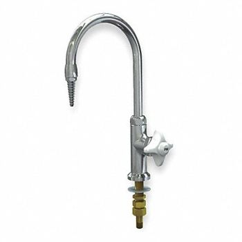 WATERSAVER FAUCET COMPANY Gooseneck Chrome Brass 2.2gpm, 3CWK4