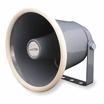 SPECO TECHNOLOGIES PA Horn Weatherproof Gray 10 W, 3CWU7