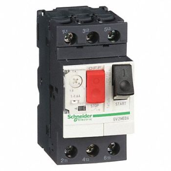 SCHNEIDER ELECTRIC Manual Motor Starter Button 1-1.6A 1P, 3CY85